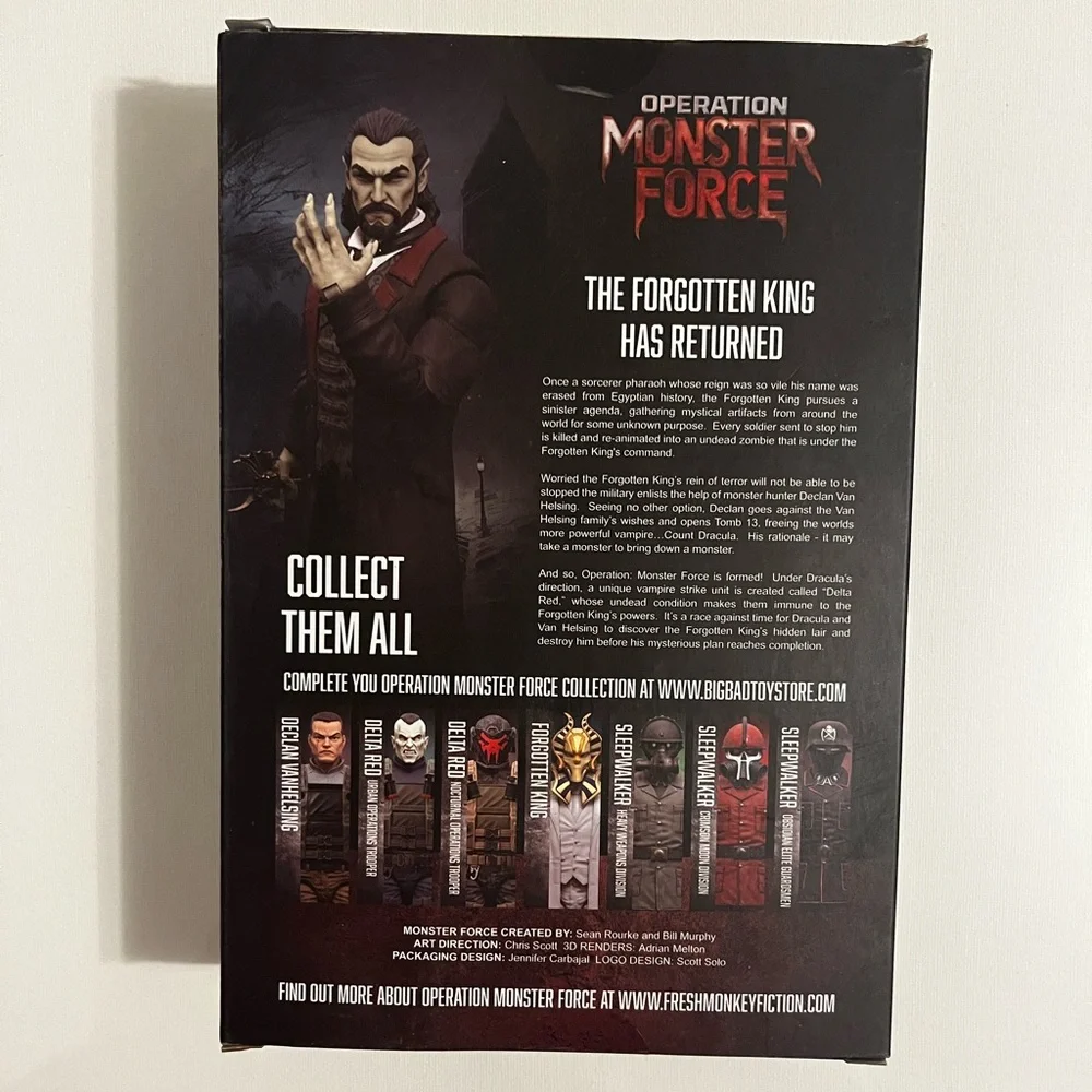 Count Dracula Operation Monster Force IV Action Figure New In Box